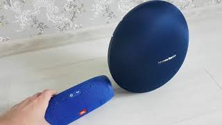 Harman Kardon Onyx Studio 4 and JBL charge 3 paired [upl. by Narmi]