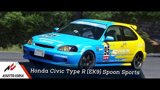 Assetto Corsa  Honda Civic Type R EK9 Spoon Sports  Gunma Gunsai Touge  LINKS [upl. by Oribella959]