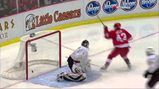 Darren Helm BreakAway goal Anaheim Vs Detroit Game 7 [upl. by Novikoff]