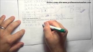 Álgebra Linear  2  6  combinação linear  exerc resol 3 [upl. by Bert]