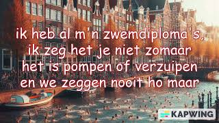 Ik Ga Zwemmen Song by Mart Hoogkamer Dutch Lyrics [upl. by Ahsiekahs857]