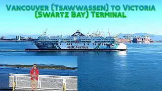 Vancouver Tsawwassen to Victoria Swartz Bay Terminal [upl. by Edecrem921]