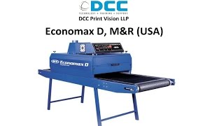 MampRs ECONOMAX D Electric Screen Printing Conveyor Dryer from DCC [upl. by Yahsel]