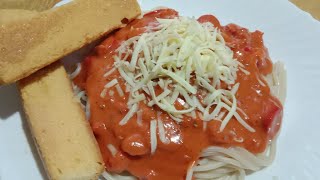 Creamy Spaghetti Recipe No Cheese Recipe Pwedeng pagkakitaan [upl. by Keefer]