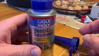 How to clean your engine valves with Liqui Moly valve cleaner Suitable for all gasoline engines DIY [upl. by Anrym]