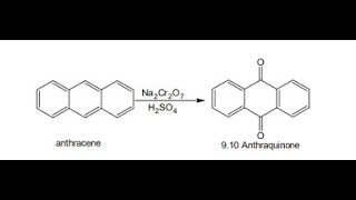 تفاعلات النفثالين والانثراسين والفنانثرين Reactions of Naphthalene Anthracene phenanthrene [upl. by Largent]