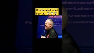 Juddtrump vs John Higgins 147 double shot by Higgins [upl. by Maffei]