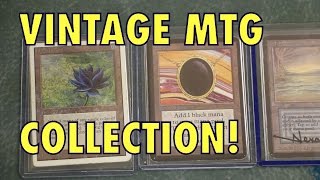 Vintage Magic The Gathering Collection Black Lotus Alpha Beta Revised Dual Lands Moxes MTG [upl. by Ahsuoj]