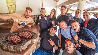 FIZ UM CHURRASCO SURPRESA PROS MEUS AMIGOS QUE CHEGARAM DO CHILE 🇨🇱 ❤️ [upl. by Eimoan222]