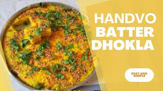 Handvo Ka Batter Ka Dhokla  Easy recipe  Umis Flame [upl. by Nyleahs]