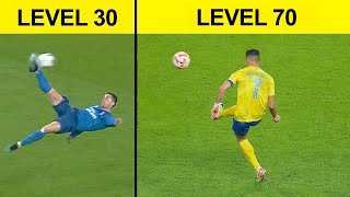 Cristiano Ronaldo Goals Level 1 to Level 100 [upl. by Gertrud]