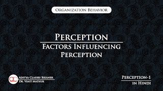 Perception1 Perception and Factors Influencing Perception in Hindi [upl. by Clardy]