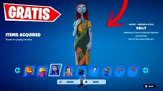 Cómo conseguir la skin de Sally AHORA GRATIS en Fortnite 🎃 CAPITULO 5 TEMPORADA 4 🎁 NUEVO PACK 🧟‍♂️ [upl. by Jenette]