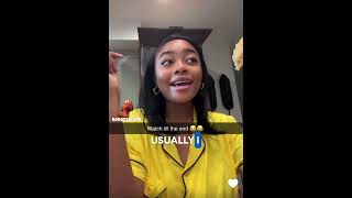 Skai Jackson Pregnancy Cravings Has Her Eating This… [upl. by Assen123]