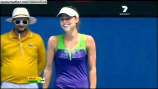 Ana Ivanovic vs Andy Roddick funny pointRally For Relief [upl. by Christabella697]