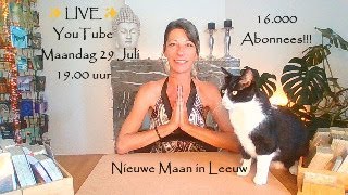 LIVE  29 juli 24  Voor de Nieuwe Maan in Leeuw amp het vieren van 16000 Abonnees tarot [upl. by Hike]