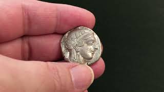 Athens tetradrachm classical quotmass emissionquot owl tet [upl. by Wootan]