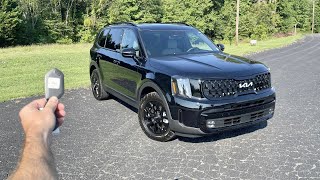 2024 Kia Telluride SX Prestige X PRO Start Up Test Drive Walkaround POV and Review [upl. by Klein]