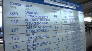 Passageiros divididos críticas e elogios no Terminal Integrado Tancredo Neves [upl. by Vasya]