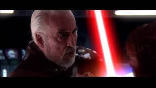 Count dooku death scene Star Wars Revenge of the sith [upl. by Kobylak]