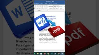 ⚡ Como CONVERTIR un archivo de WORD a PDF en 30 SEGUNDOS 🚀🚀 [upl. by Eanil]