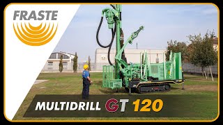 FRASTE MULTIDRILL GT 120 drilling rig  Compact and strong for highly effective drilling [upl. by Ana426]