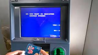 SBI ATM PIN Generation through SBI ATM liveat ATM [upl. by Solberg]