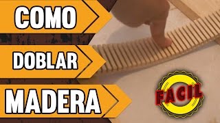 Como doblar madera Fácil Kerfing [upl. by Iago]