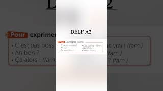 DELF A2 français apprendre apprentissage francais vocabulaire french examen delf b1 [upl. by Ahsat]