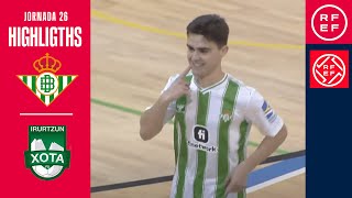 Resumen PrimeraDivisiónFS  Real Betis 33 CA Osasuna Magna  Jornada 26 [upl. by Anitteb]