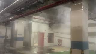 fire curtain sprinkler system testing [upl. by Benco]