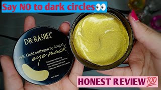 DRRASHEL 24K GOLD EYE MASK REVIEW  LABZ REVIEWS [upl. by Forward879]