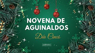 Novena de aguinaldos o novena de navidad Día 5  20 de Diciembre [upl. by Oap]