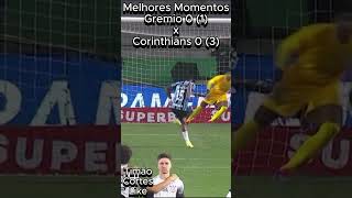 Gremio x Corinthians  Melhores Momentos e Classificação do timão na copa do Brasil corinthians [upl. by Acinorahs]