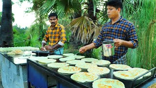 PAROTTA  How To Make Soft Layered Paratha  Kerala Paratta  Cooking in Village [upl. by Ailil]