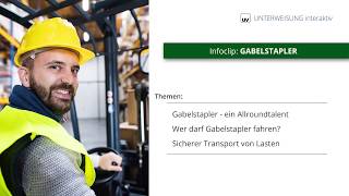 Gabelstabler  Unterweisung interaktiv  Universum Verlag GmbH [upl. by Ellecram187]