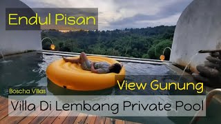 Review Villa Boscha Lembang Private Pool View Gunung Endul Pisan  Boscha Villas [upl. by Alywt979]