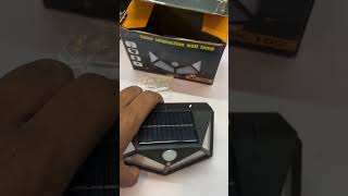 100 LED Motion Sensor Solar Lights [upl. by Letitia702]