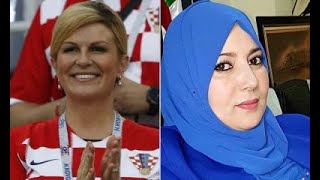 Naima salhi vs Présidente Croatie [upl. by Kinsman]