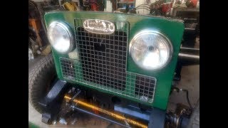 Land Rover Series 2a 88  Radiator Grill Restoration [upl. by Anitsihc]