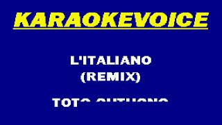 LITALIANO REMIX Toto Cutugno Karaoke [upl. by Yenruoj911]