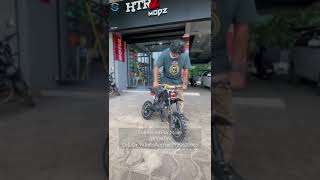 Cheap 49cc Dirt Bike  Kid self start Petrol Pocket Bike  COD delivery all INDIA  TCH Store [upl. by Aremahs]