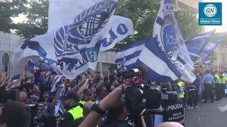 Milhares de adeptos esperavam a equipa do FC Porto junto ao estádio do Dragão De arrepiar [upl. by Mercola]