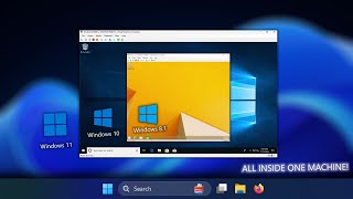 Windows 81 in a Windows 10 VM in a Windows 11 VM [upl. by Hairakcaz]