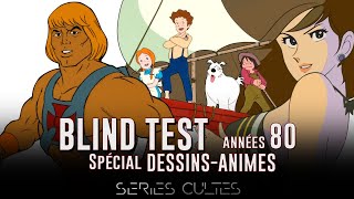 BLIND TEST Génériques de dessins animés Les reconnaîtrezvous [upl. by Marys63]