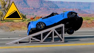 Satisfying Rollover Crashes  BeamNG Drive [upl. by Harold]