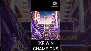 IPL FINAL MATCH WINNER KKR CHAMPIONS ipl finalmatch trendingshorts champions ytshorts [upl. by Idou]