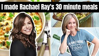 I MADE RACHEL RAYS MOST POPULAR 30 MINUTE MEALS  FRUGAL FIT MOM [upl. by Hollie]