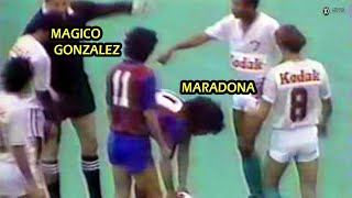 INEDITO El Dia que Jugaron Juntos Diego Maradona y el Magico Gonzalez [upl. by Garland]