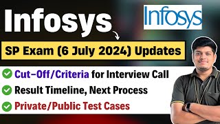 Infosys SP Exam CutOff  Criteria for Interview Call  Result Timeline  Scoring on Which Basis [upl. by Ailina]